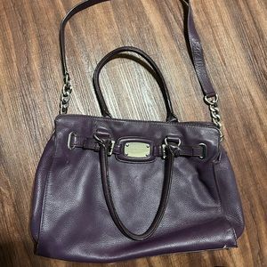 Purple Micheal Kors purse